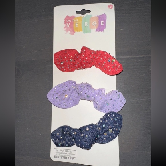 Bundle of Christmas Hair Headbands, Clips / Bows -Xmas NEW Cute Girls Set Scunci - Picture 6 of 10